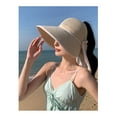 thumbnail image 5 of Yoyauz Ladies' Sun Hat Upf 50+Uv Protection Wide Brimmed Foldable Summer Beach Bucket Hat With Neck Flap, 5 of 5