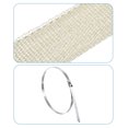 thumbnail image 4 of Fiberglass Exhaust Wrap Tape,2" x 33' Beige Header Heat Wrap with 4 Stainless Ties for Hot Rods Motorcycle, 4 of 6