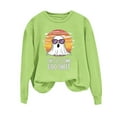 thumbnail image 2 of Ailaofu Halloween Sweatshirt for Women Funny Ghost Graphic Shirt Spooky Season Long Sleeve Tops, 2 of 4