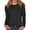 Black, variant on Women's T-Shirt Short Sleeve Crew Neck Summer Soft Long Tee Blouse - Purple/Navy/Black/White/Hot Pink/Blue/Sky Blue/Grey/Red/Green/Camouflage/Dark Gray/Wine - S/M/L/XL/XXL/XXXL | Yubnlvae Navy M