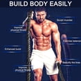 thumbnail image 4 of Clearance! 29.5 Ft Exercise Training Battle Rope for Home Gym with Anchor Strap Kit，Battle Rope with Detachable Protective Sleeve Exercise Training Workout Weighted Rope for Men Women, 4 of 8