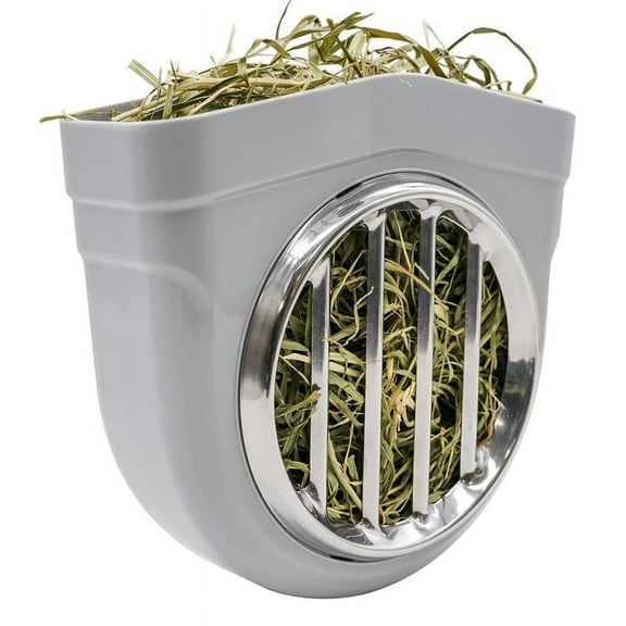 Small Animal Hay Feeder, Chew-Proof , Grid Alfalfa Rack for Bunny Guinea Pig Cage Hutc y8710