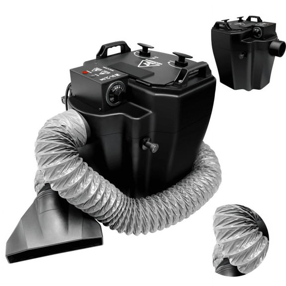 6000W Dry Ice Fog Generator, Low Lying Smoke Machine for Weddings, 10-12kg Dry Ice Load, Adjustable Output, Stage Bar Fog Equipment, for Party, Bar