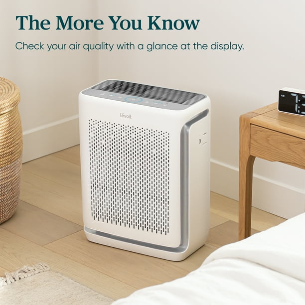 LEVOIT Vital 100S-P Smart Air Purifier for Medium Rooms, 3-Stage