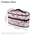 thumbnail image 6 of HELLHERO Snowman Pattern Portable Steamer Travel Organizer Polyester Zipper Closure Universal for Most Irons Outdoor, Case Only, 6 of 6