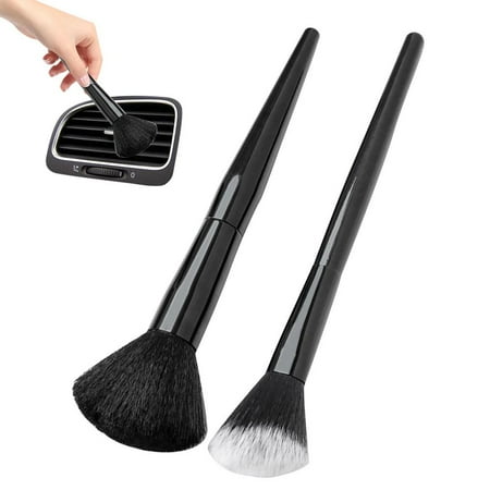 

Geruite Car Detailing Brush 2 Pcs Car Interior Detailing Kit Car Interior Detail Brush Crevice Cleaning Brush Soft Nylon Wool Car Fine Washing Beauty Air Outlet Detail Brush Car Cleaning Tool original