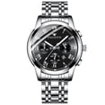 thumbnail image 4 of Reloj mecánico automático de cuarzo de moda para hombre, reloj impermeable para estudiantes, 4 of 5