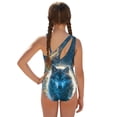 thumbnail image 2 of POLERO Wolf & Lightning Print Girls' One-Piece Swimsuit with Mesh Cover Up - Quick Dry, Adjustable Straps for Beach & Pool Vacations (7-18 Years), 2 of 10