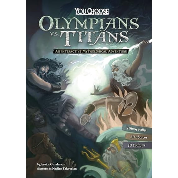 Pre-Owned Olympians vs. Titans: An Interactive Mythological Adventure (Paperback) 1515748251 9781515748250