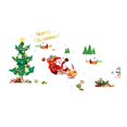thumbnail image 1 of Pegatinas removibles e impermeables de Papá Noel para árbol de Navidad, ideales para fiestas, habitaciones y supermercados. 4, 1 of 8
