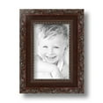 thumbnail image 2 of ArtToFrames 4" x 6" Classic Burgundy Picture Frame, 4x6 inch Brown Wood Poster Frame (WOM-4927), 1 Pack, 2 of 6