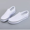 thumbnail image 3 of Women's Slip on Shoes Canvas Sneakers Loafers Non Slip Shoes Low Top Casual Shoes, 3 of 9