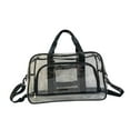 thumbnail image 4 of Kuntesetty Clear Toiletry Bag Beach Bag Waterproof PVC Tote Bag for Airline Work Travel Black, 4 of 9
