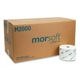 thumbnail image 2 of (2 pack) Morcon Tissue Small Core Toilet Paper, Septic Safe, 1-Ply, White, 3.9" x 4", 2000 Sheets/Roll, 24 Rolls/Carton -MORM2000, 2 of 7