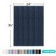 thumbnail image 5 of Alfombra de baño, felpilla, peluda, antideslizante, 60 x 90 cm, color azul marino, 5 of 7
