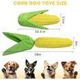 thumbnail image 6 of Tough Dog Toys for Not Aggressive Chewers, Durable Dog Chew Toys for Small Medium Large Dogs,Interactive Crinkle Squeaky Dog Toys to Keep Them Busy Corn Plush Puppy IQ Training Dogs Puzzle Toy, 6 of 10