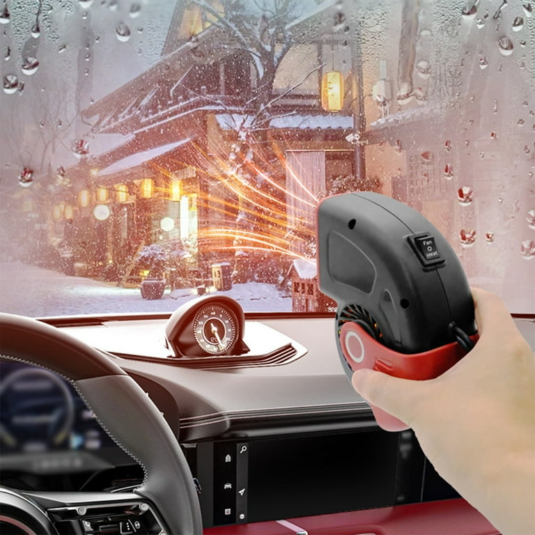 Electric Heater Small Portable Heater For Car 2-In-1 160W Car