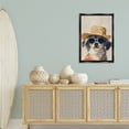 thumbnail image 4 of Stupell Industries Eclectic Beach Vacation Pup Black Floating Frame Canvas Art, 21 x 31, by Petals Prints Design, 4 of 8