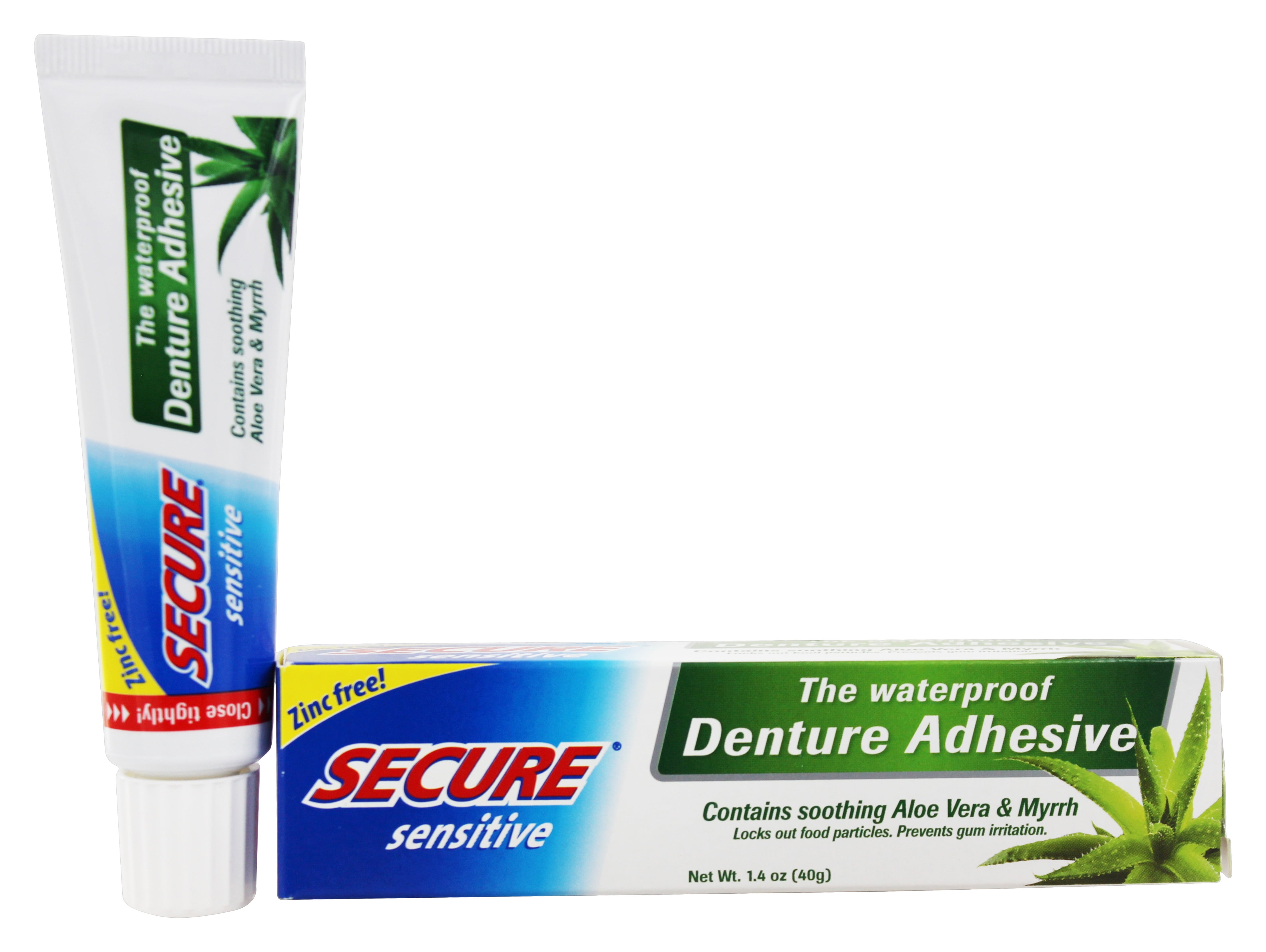 Secure Sensitive Waterproof Denture Adhesive 1.4 oz. Walmart Canada