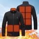 thumbnail image 3 of Suéter calefactable 9 áreas calefactadas Chaquetas aisladas calefactadas Carga USB para hombres y mujeres, 3 of 9