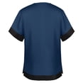 thumbnail image 5 of Tunic Viking, Viking Tunic Short, Sleeve Medieval Shirt, Belt Roman Knight, Viking Tunic Short Sleeve Medieval Shirt With Belt Roman Knight Costume Top for Movie Night, Blue XL, 5 of 6