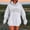 White, variant on Womens 2025 Fall Hooded Sweatshirts Crew Neck Hoodies Letter Printed Casual Long Sleeve Lightweight Loose Pullover Top