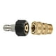 thumbnail image 2 of Adaptador de lavadora a presión convertir M22-14 a lavadoras eléctricas de 3/8 pulgadas (M22-14mm) adaptador de manguera de conector de liberación, 2 of 9