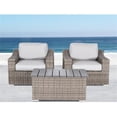 thumbnail image 2 of Living Source International 3-Piece Wicker Conversation Set in Gray Finish, 2 of 2