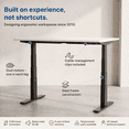 thumbnail image 3 of Rise Up 3-stage Dual Motor Electric Standing Desk Frame with 4 Memory Presets, Black, Desktop Not Included, 3 of 10