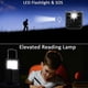 thumbnail image 3 of HY-236TD Portable Solar Hand Crank Camping Light with 2000mAh Power Bank - Black, 3 of 5