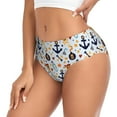 thumbnail image 2 of Balery Pirate Skull And Anchor Ropa Interior de Algodón para Mujer con Dibujo – Braguitas Cómodas y Elásticas, Estilo Clásico-4X-Large, 2 of 6