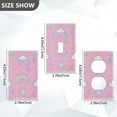 thumbnail image 7 of Yayeee Toggle Light Switch Wall Plate 1-Gang 4.5"x2.7" Home Decorative Outlet Cover, Ice Cream Rainbow Pattern, 7 of 7