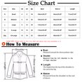 thumbnail image 3 of Puntoco mujeres Casual manga larga bolsillo suelto estampado cremallera medio y largo tops sudaderas con capucha blusa de mujer Puntoco Puntoco-838, 3 of 7