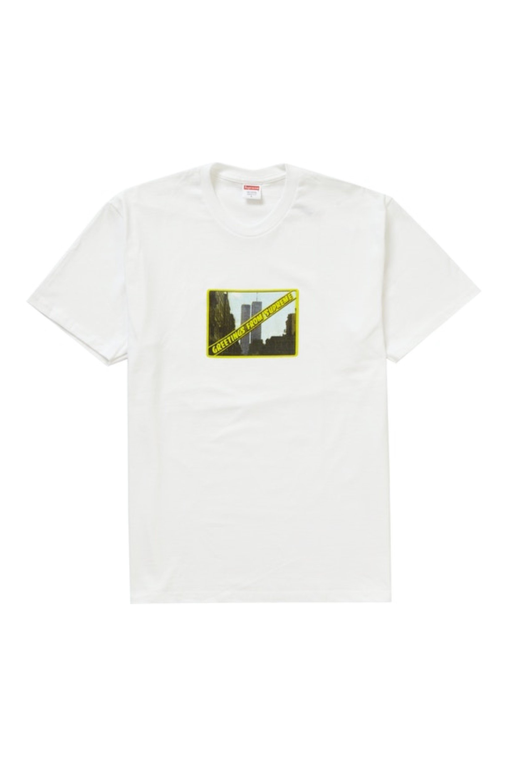 supreme white tee shirt