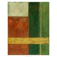 thumbnail image 2 of Meagher, Megan 26x32 Black Ornate Wood Framed with Double Matting Museum Art Print Titled - Red, Green, Gold I, 2 of 4