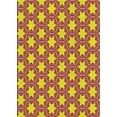 thumbnail image 1 of Ahgly Company Indoor Rectangle Patterned Bright Maroon Red Novelty Area Rugs, 3' x 5', 1 of 6