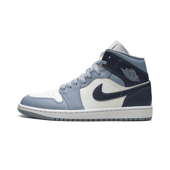 Jordan WOMENS AIR JORDAN 1 MID WMNS "Two-Tone Blue" BQ6472 140 from Stadium Goods
