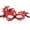 A006- Red, variant on Red Lace Masquerade Mask for Women 10 Inch, Venetian Masquerade Mask for Masquerade Party Mardi Gras Mask for Halloween Party, 1 Pack