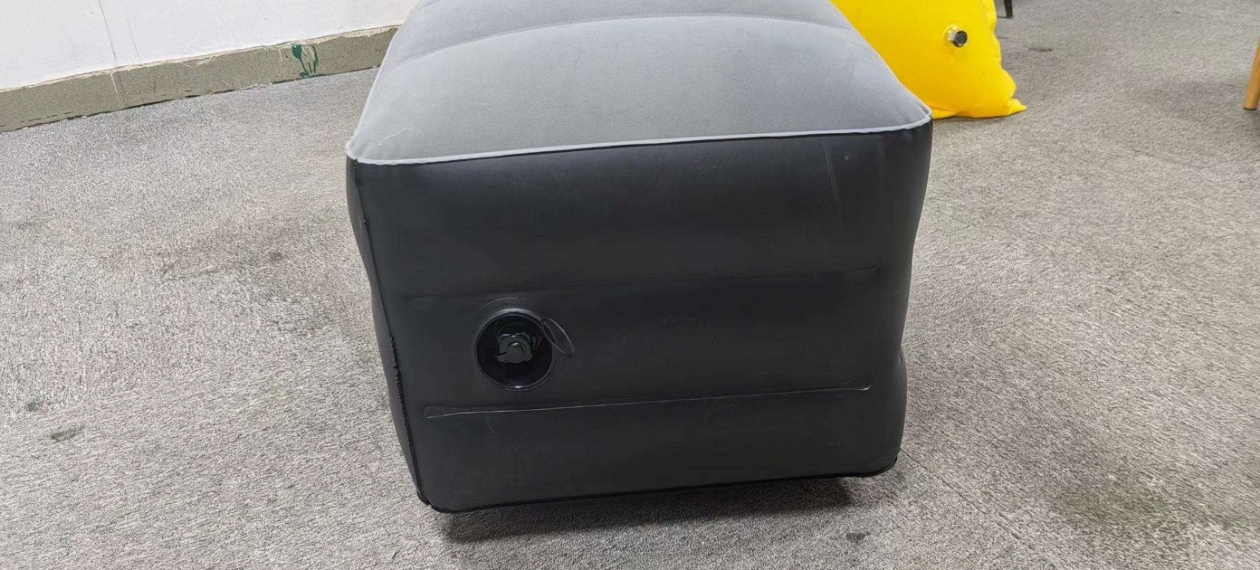 Boring Trucking Day Cab Bed, Inflatable Seat Gap Filler for Semi Trucks, Fits Between Seats, 20x20x15 Inch, 250lb Capacity, Manual Pump Included