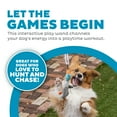 thumbnail image 2 of Dog Wand Toy Outward Hound Tail Teaser interactivo con chirriador, 2 of 6