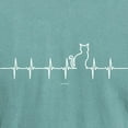 thumbnail image 3 of CafePress - Cat Heartbeat - Mens Comfort Colors Shirt, 3 of 5