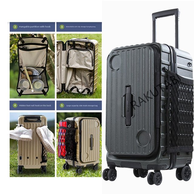 COLENARA-maleta de Camping de 26 "y 29 pulgadas, cubierta de carrito de PC de gran capacidad, estuche de verificación, artículos esenciales de viaje familiares, equipaje rodante