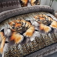 thumbnail image 5 of Heavy Warm Sherpa Fleece Bed Blanket and Pillowcase Set, Warm Down Alternative Comforter Set 3 Pieces Queen Size 75"x83",5.7lb, 5 of 6
