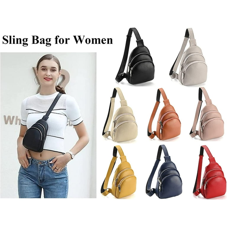 Sling Bag for Women Small Belt Chest Bum Bag