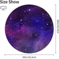 thumbnail image 2 of Coolnut Round Tablecloth Stars of A Planet and Galaxy Modern Table Cover for Home Decoration Washable Table Cloth for Dinner Picnic 60in, 2 of 5