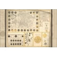 thumbnail image 1 of 24"x36" Gallery Poster, map of the great solar eclipse of July 14 1748, 1 of 1