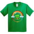 thumbnail image 3 of Inktastic Happy St. Patrick's Day Rainbow and Hat Youth T-Shirt, 3 of 5