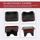 thumbnail image 4 of For Ram 1500 Stake Pocket Covers, Rear Truck Bed Rail Stake Pocket Cover for Ram 2019 2020 2021 ( 2), 4 of 5