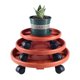 thumbnail image 3 of Maceta, Soporte Para Planta, Soporte Redondo Para Flor, Soporte Para Maceta Para Balcón, Jardín, Exterior, Hogar, Patio seitruly HA042510-01, 3 of 6