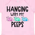 thumbnail image 4 of Inktastic Easter Hanging with My Peeps Pastel Bunnies Boys or Girls Baby Bodysuit, 4 of 5